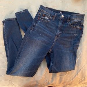 GAP Distressed Skinny Jeans